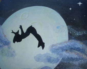 Popular items for peter pan painting on Etsy