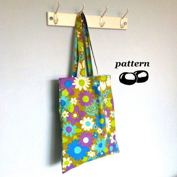 Tote Bag Pattern  Shoulder Bag Pattern - Sewing Pattern ...