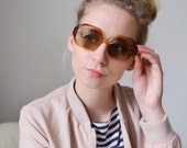 Vintage Christian Dior glasses designer sunglasses French 70s womens ombre amber oversized statement frame eyewear Vintage Christian Dior glasses designer sunglasses French 70s womens ombre amber oversized statement frame eyewear