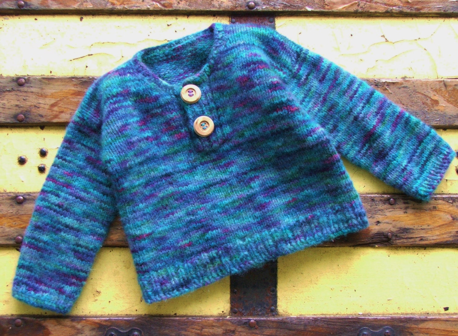 Hand Knitted Wool Baby Boy Clothes Blue Hand Knitted Wool Baby Boy Clothes Blue