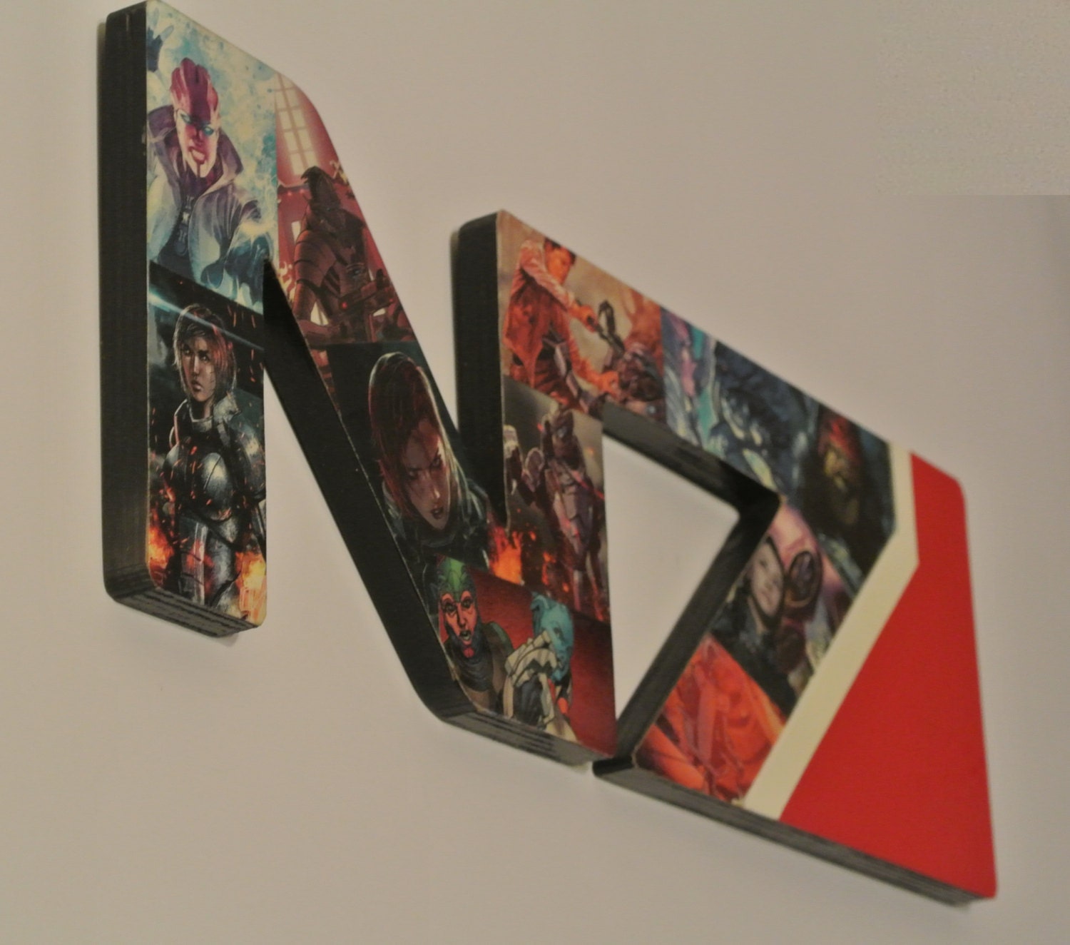 Mass Effect N7 Logo Wall Plaque Made To Order By Helloskywalker