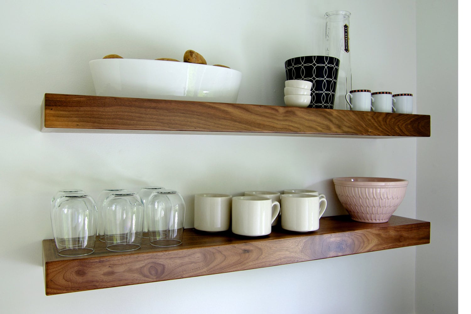 Black Walnut Floating Shelf 48