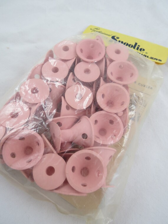 Spoolies Vintage Hair Curlers Rubber Curlers Spoolie Curler