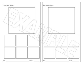Zentangle Pattern Keeper for Step Outs (No Grid)