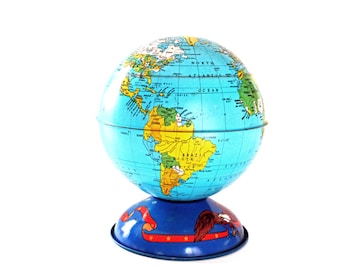 Vintage World Globe Bank