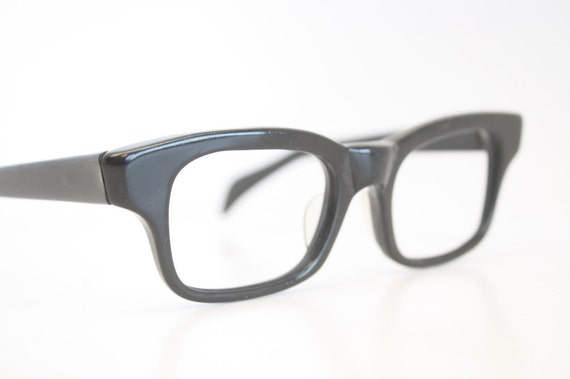 Black Retro Glasses Vintage Eyeglass Frames Fade Bcg Glasses
