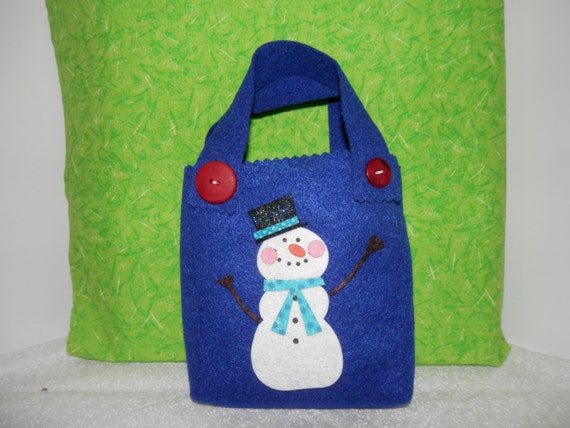 Items Similar To Felt Christmas Bags T Decorations Tote Small Handmade Bags Candy Bags On Etsy 6821