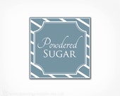 items similar to kitchen pantry labels custom color printable diy