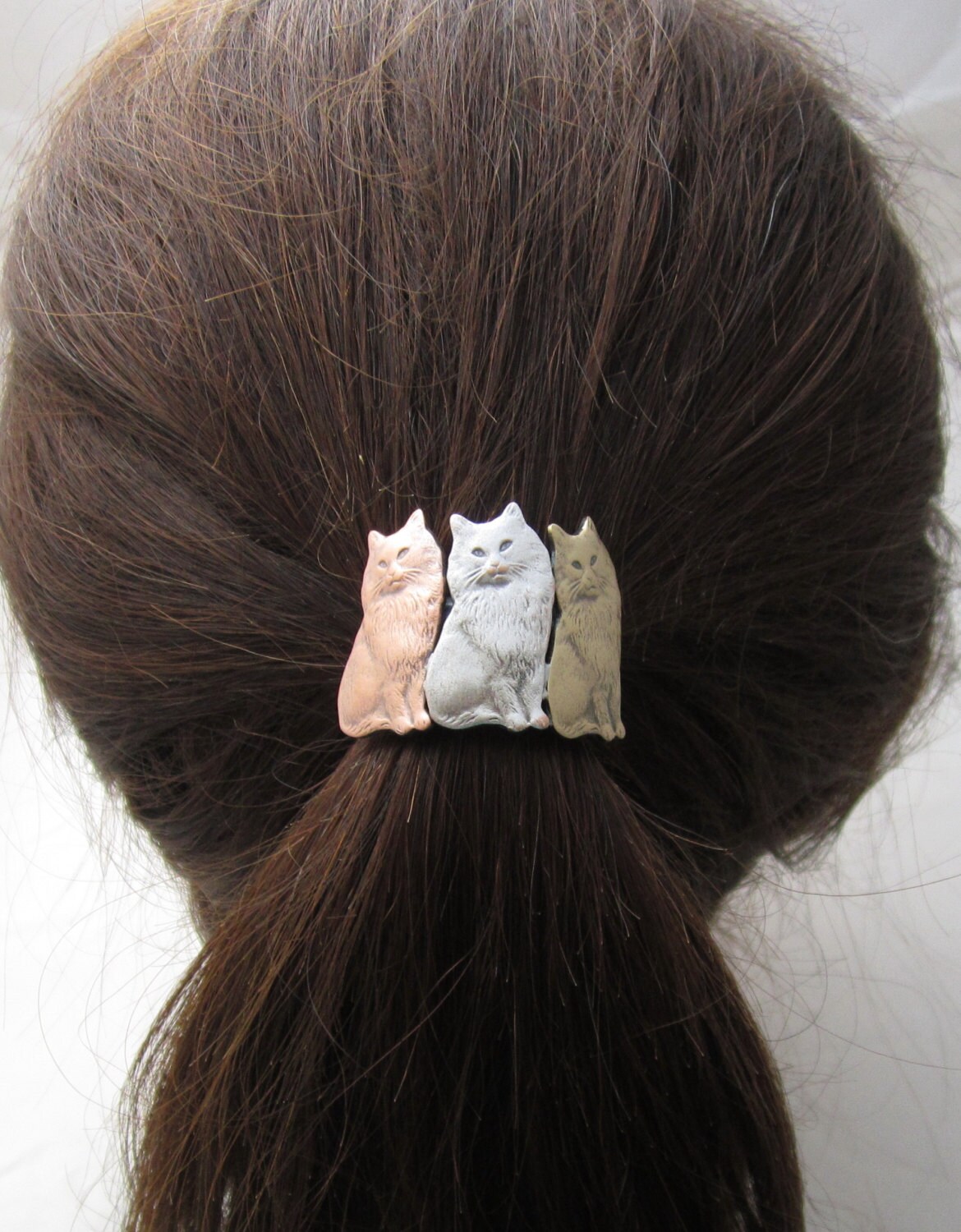 Cat Ponytail Holder Cat Lover Gift Ponytail Holder Hair