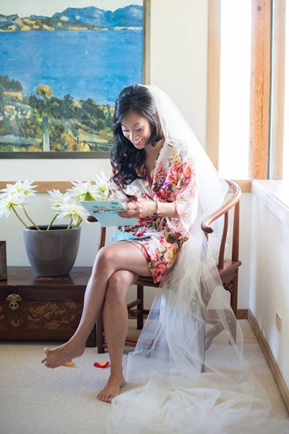 matching bridal robes