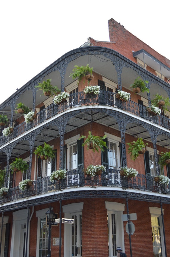 Items similar to French Quarter Balcony in New Orleans Dumanine and