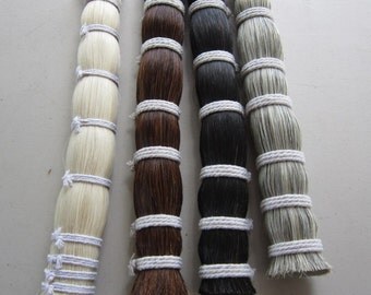 1 Pound HORSE HAIR BUNDLE Crafts Pow Wow Regalia choose color