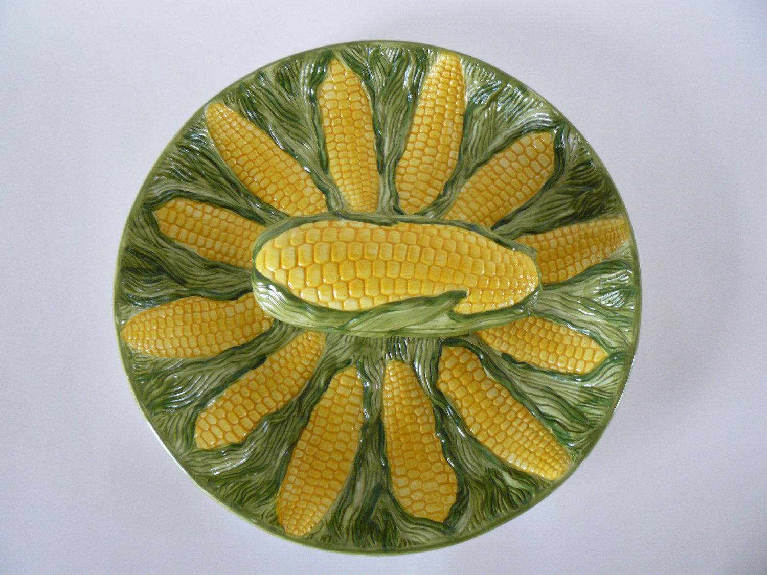 Vintage Corn On The Cob Serving Platter By World Bazaars Inc. Haute Juice