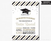 Printable Graduation Party Invitation Class of 2014 Choose Your Colors Digital File PDF DIY Il_170x135