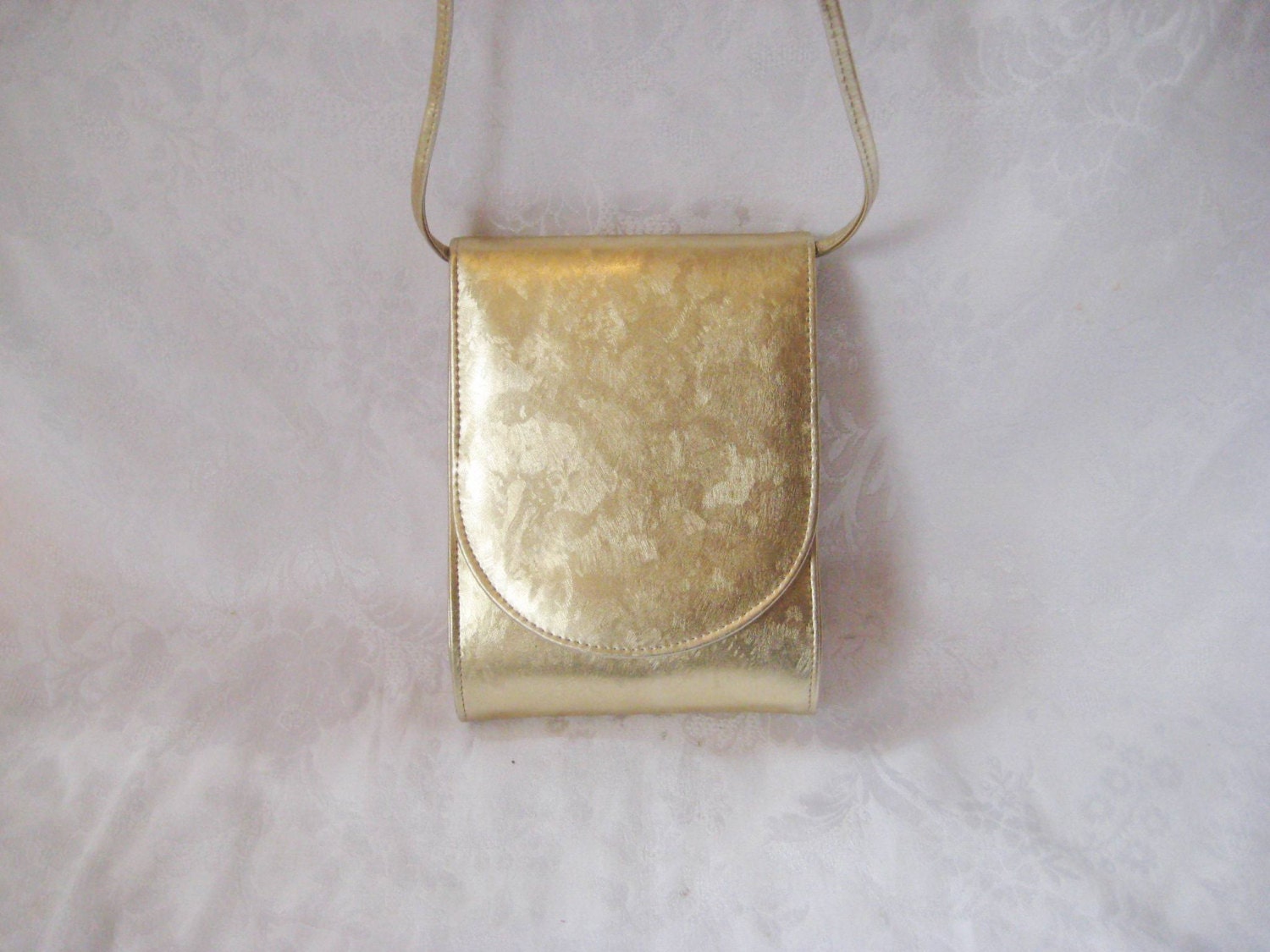 gold prom bag