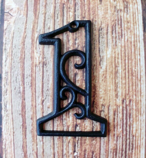 House Number One Cast Iron Wall Hangers Decorative Victorian
