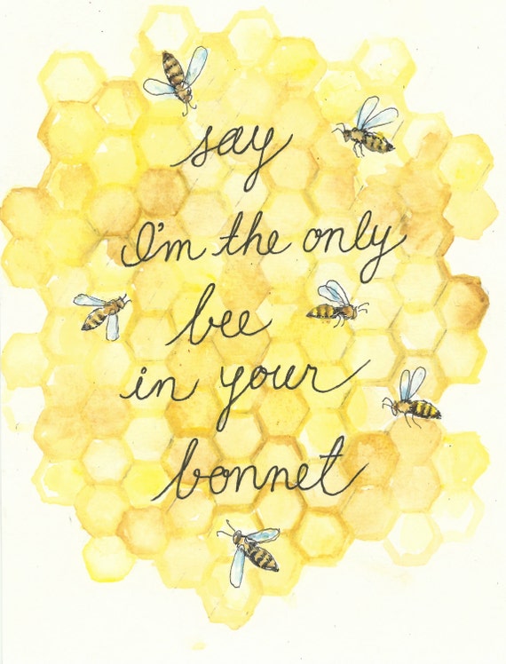 Items similar to Bee in Your on Etsy