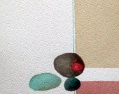 Zen Impressions Series    " Beach Pebbles"   - Original, One-of-a-Kind