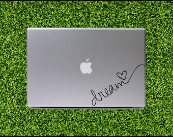Dream Decal - for Apple Macbook Laptop Decal MacBook Monogram MacBook Sticker MacBook pro decal MacBook air sticker