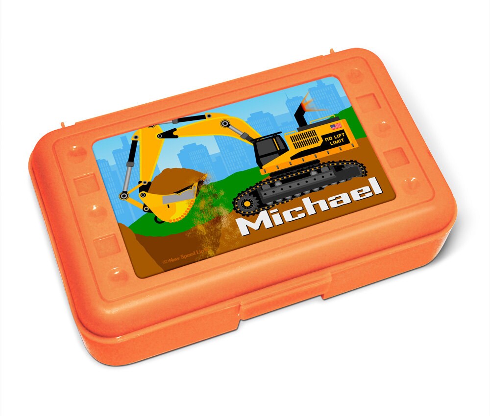 Kids Personalized Pencil Box & Art Supply Case by NewSpeedLimit