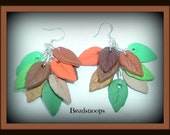 Falls changing colors-Polymer clay-(earrings) Falls changing colors-Polymer clay-(earrings)
