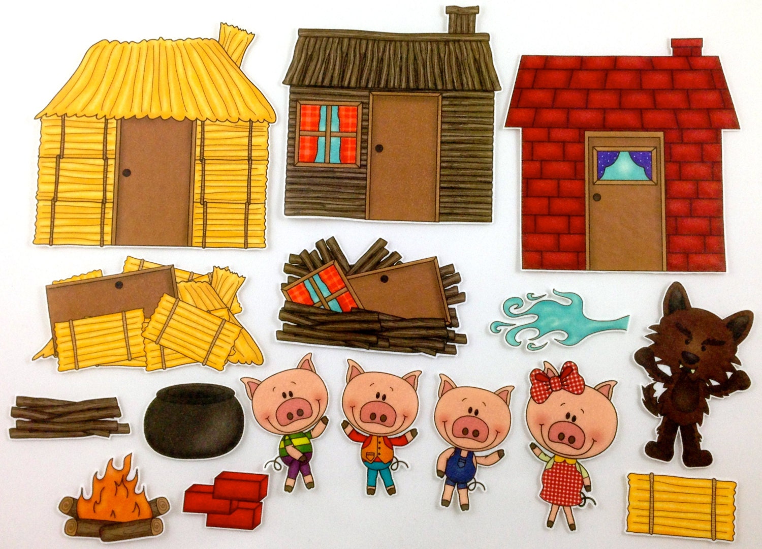 three-little-pigs-felt-board-story-set-by-bymaree-on-etsy