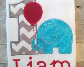 elephant birthday shirt