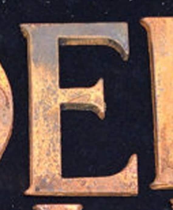 Cast Iron Letter Letter E By AlanOlswingAntiques On Etsy