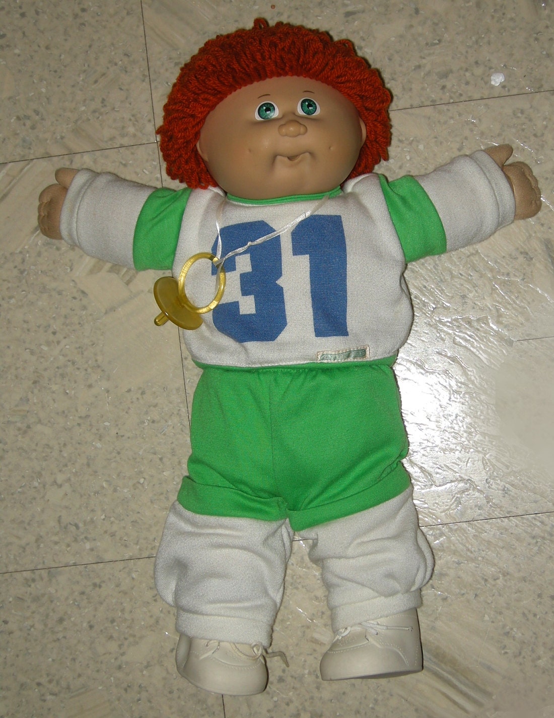 SALE Cabbage Patch Kids 4 Jesmar Boy Red Hair Paci Mouth