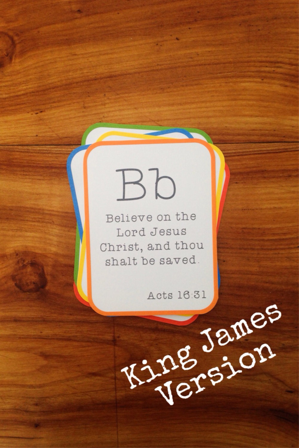 kjv alphabet bible verse flashcard set king james by