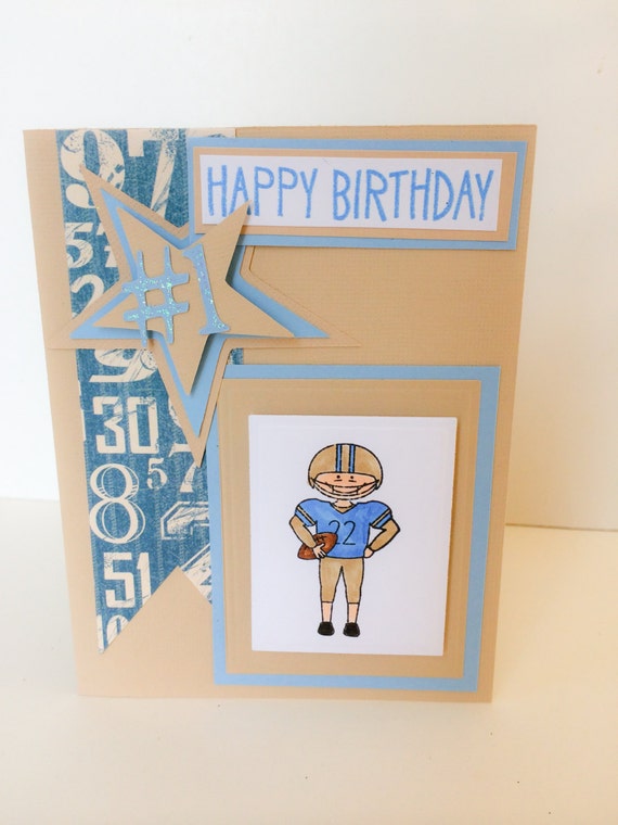 football birthday card cards for kids handmade birthday