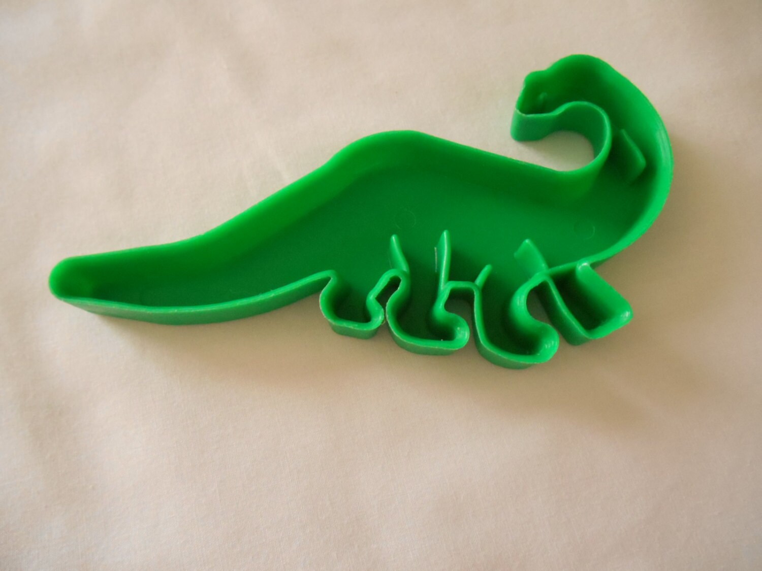 Dinosaur Cookie Cutters Green Hard Plastic by LazyDaisyEssentials