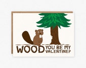Valentine's Day Card - Woodland Card - Funny Valentine Card Il_170x135