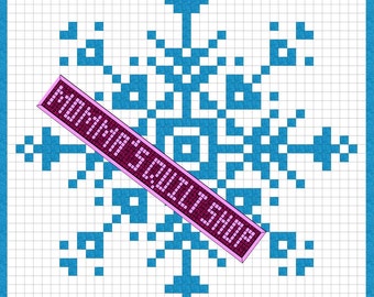 Frozen Snowflake Full Size Quilt Pattern PDF INSTANT DOWNLOAD