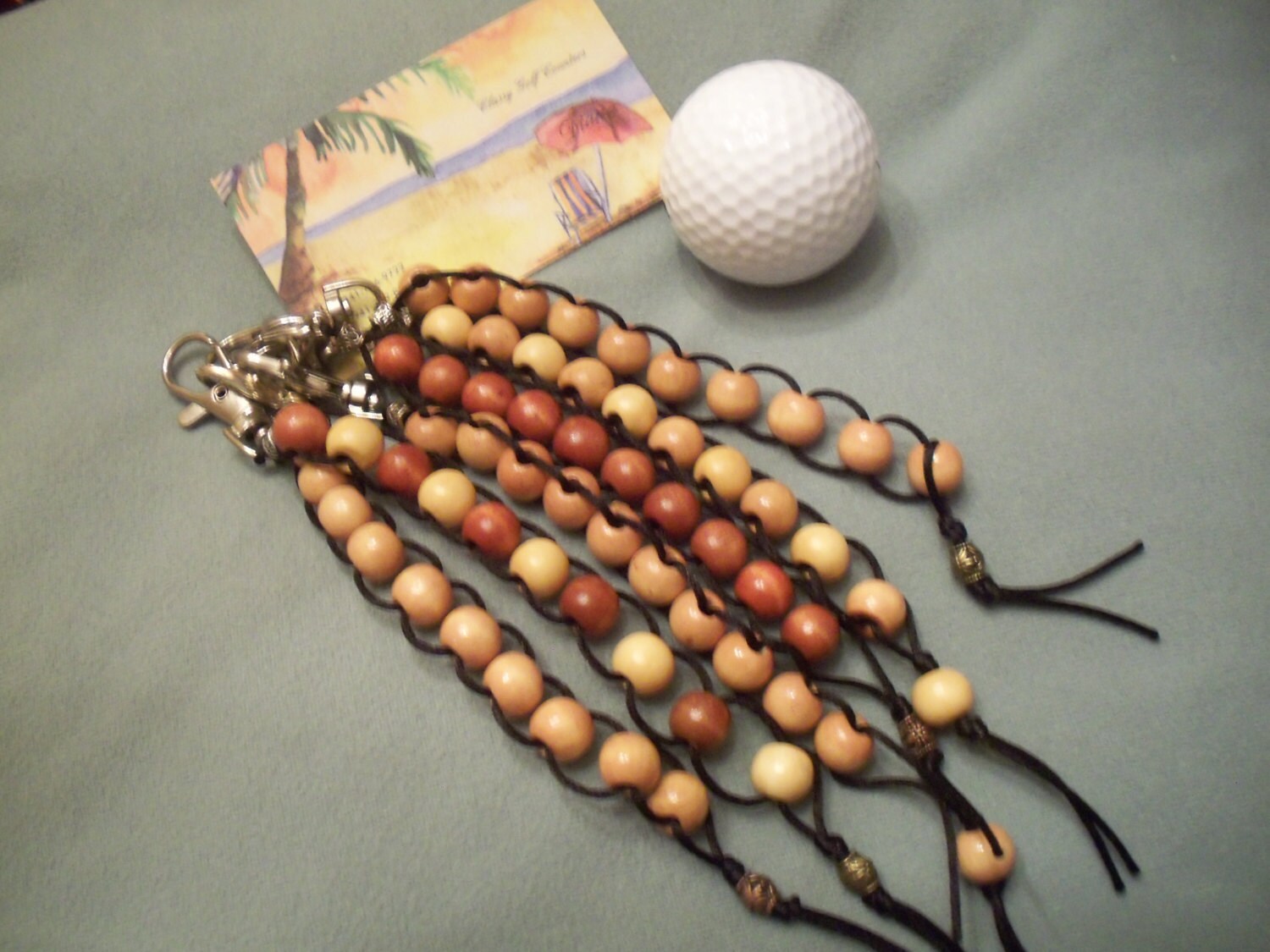 Wood Bead Golf Stroke Counters FREE SHIPPING