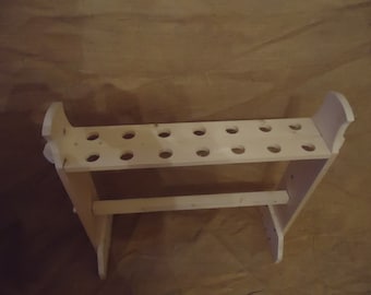 child size mini weapons rack wooden handmade for re-enactment kiddie vike