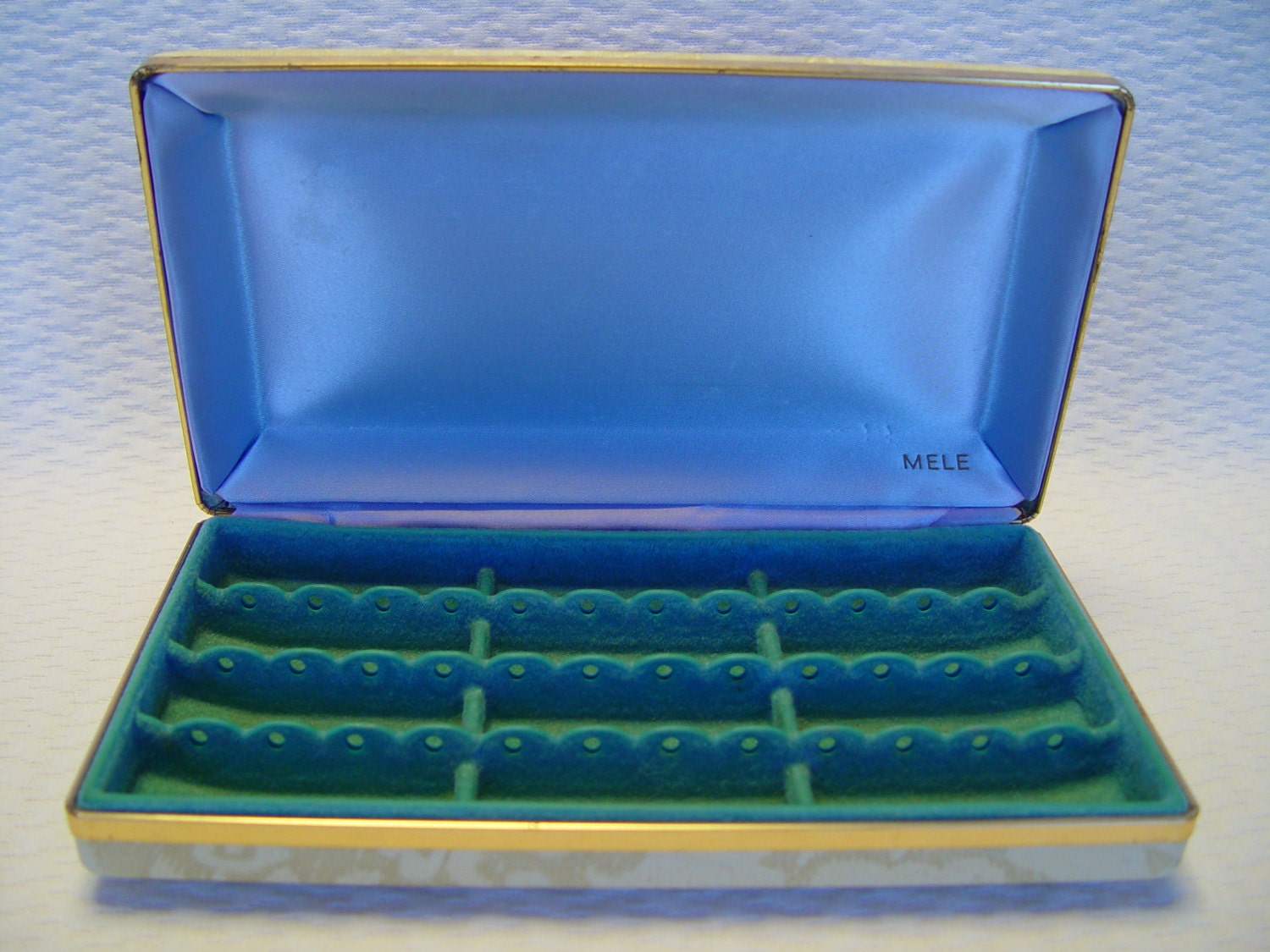 Vintage MELE Jewelry Box Travel Jewelry Box Jewelry Case