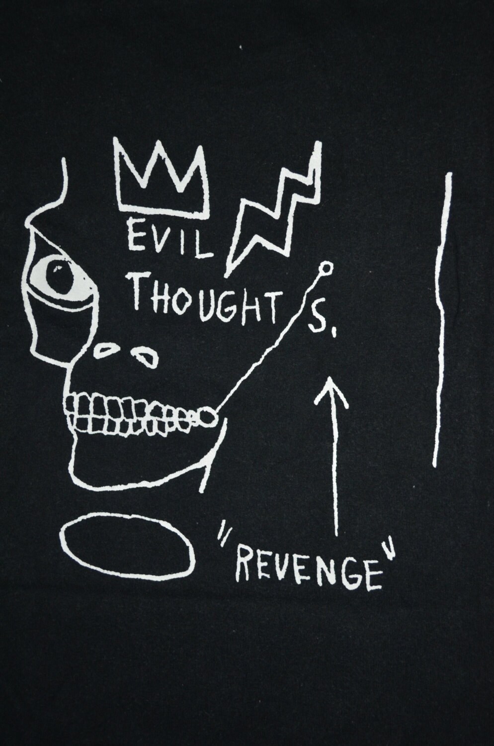 JEAN MICHEL BASQUAIT Evil Thoughts Revenge graffiti pop art