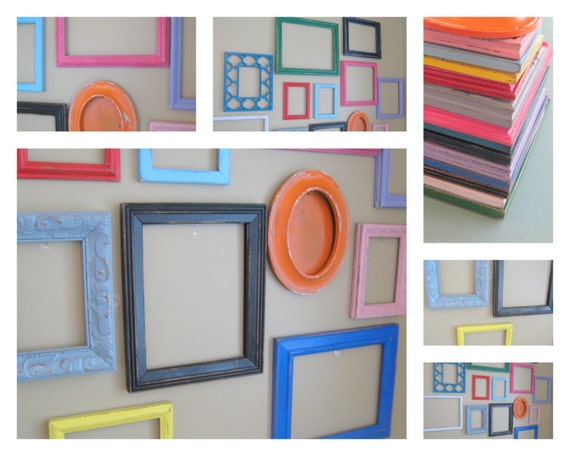 Playroom Wall Collage Frames FEATURED in HGTV by ...