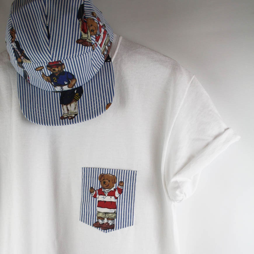 ralph lauren shirt with teddy bear