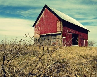 Popular items for old red barn on Etsy