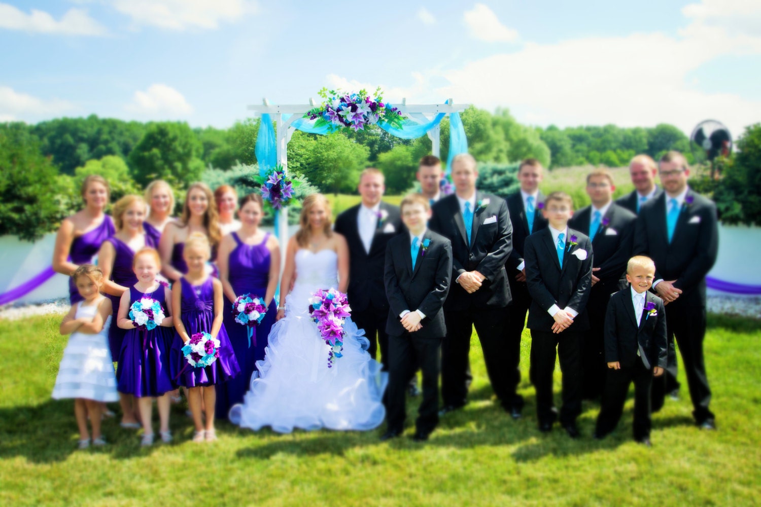 Ideas 55 of Turquoise And Purple Wedding Party