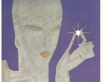 vogue magazine cover 1928 by benito lady diamond christmas fashion illustration vogue poster art deco home - Vogue Decor Magazine vogue magazine cover 1928 by benito lady diamond christmas fashion illustration vogue poster art deco home - Vogue Decor Magazine