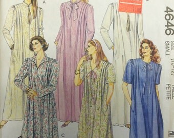 VINTAGE 1989 McCall's 4646 ROBE Pattern sz Small 10-12 UNCUT