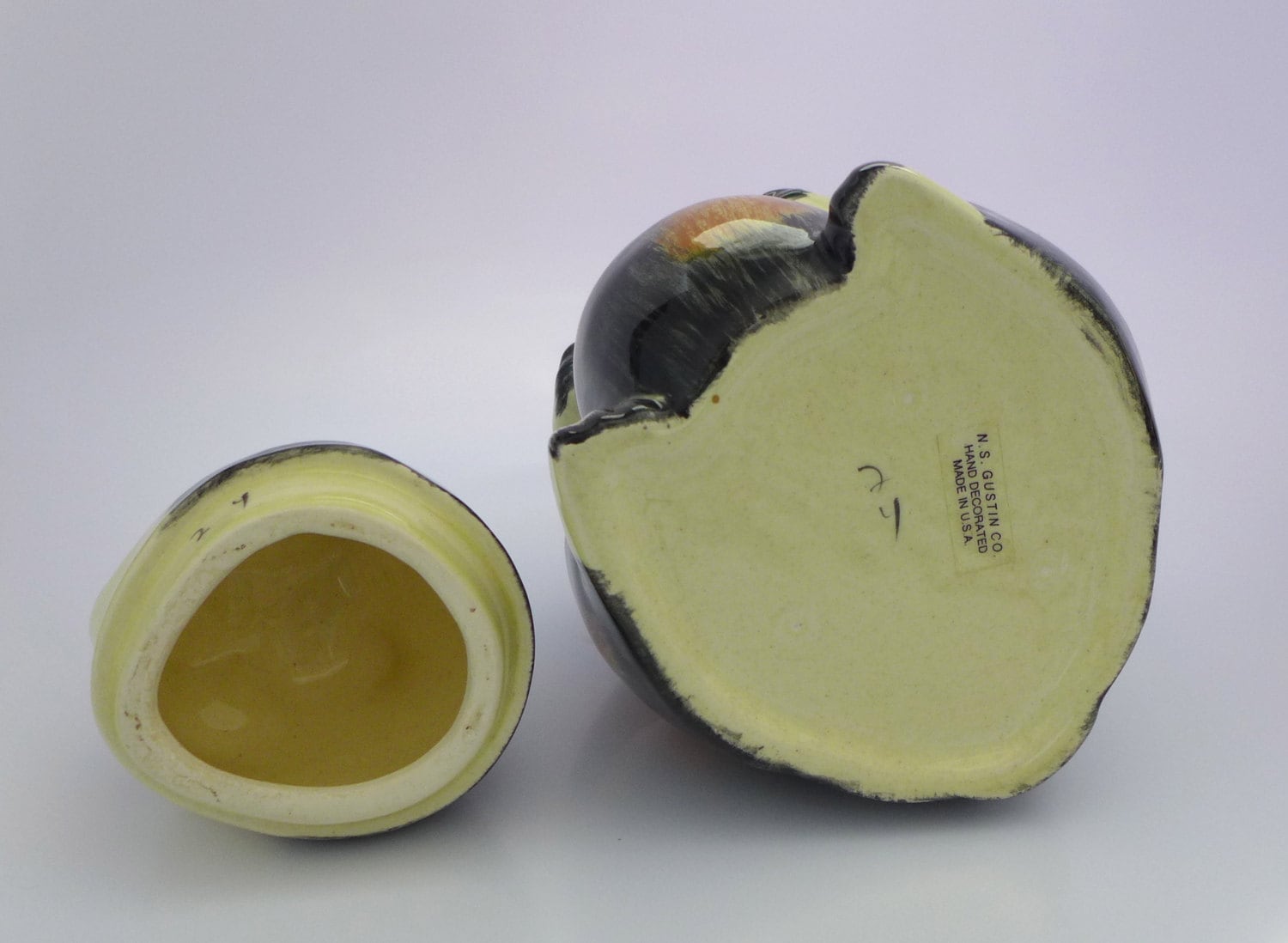 Calico Cat Cookie Jar California Pottery NS Gustin Company