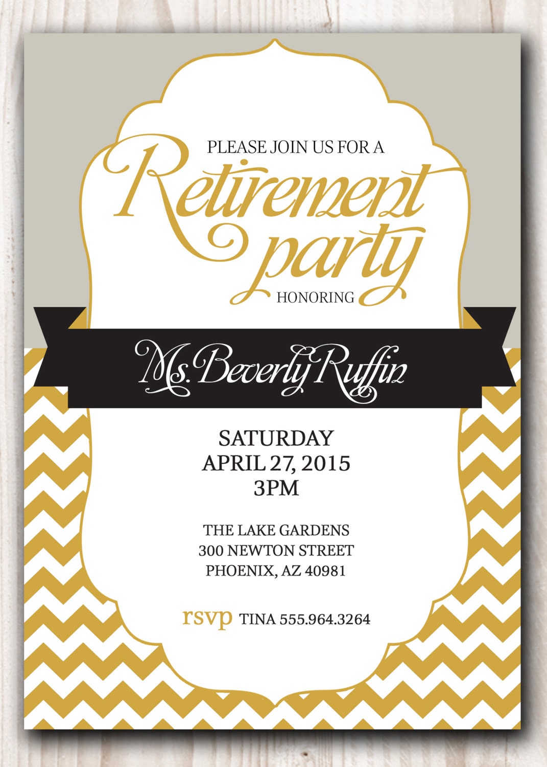 Free Retirement Invitations 2