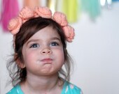 Crochet Mini Flower Crown Headband