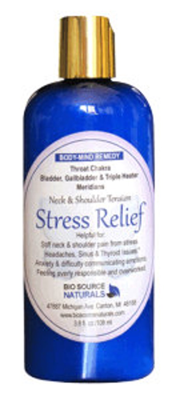 Biosource Naturals Neck & Shoulder Tension Stress Relief Body-Mind Remedy Lotion 3.8 fl. oz. / 108 ml