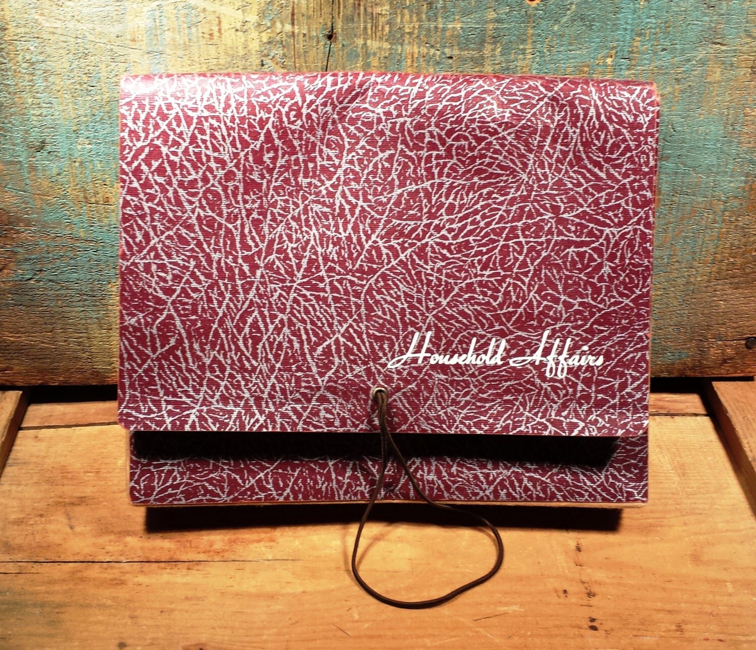 Vintage Expandable Accordion File Folder for by YoungsVintageHome