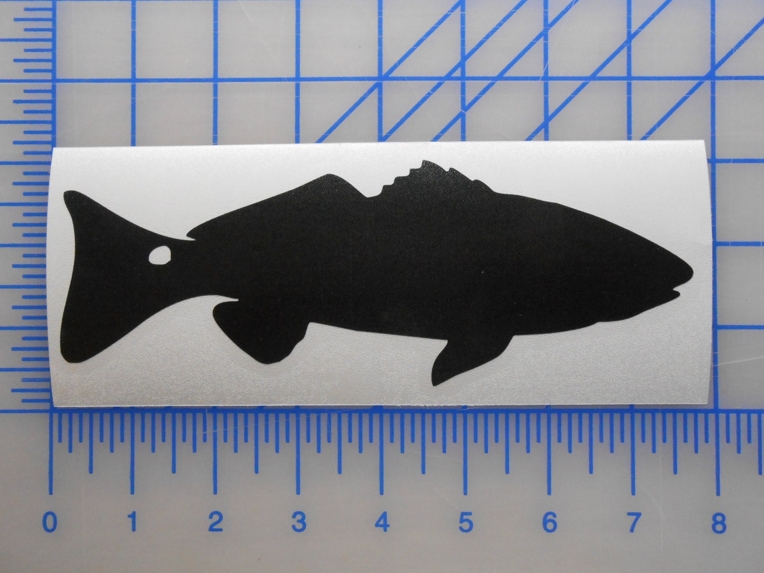 Red Drum Silhouette Decal 3 Sizes 14 Colors FREE